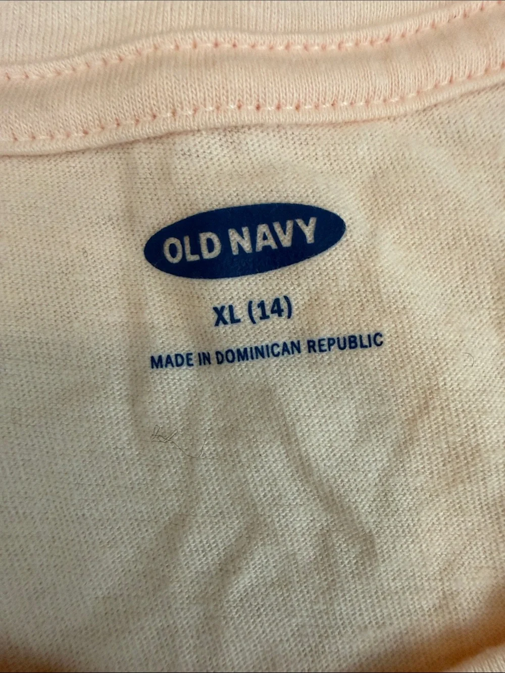 Girl Old Navy Pink Long Sleeve Tee with Metallic Gold 'California' Graphic